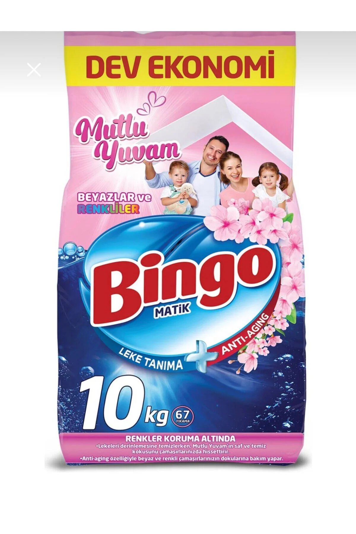 19 Deterjan Sepeti Matik Toz Deterjan 10 Kg Beyazlar & Renkliler | Güçlü ve Ekonomik Temizlik - Görsel 1